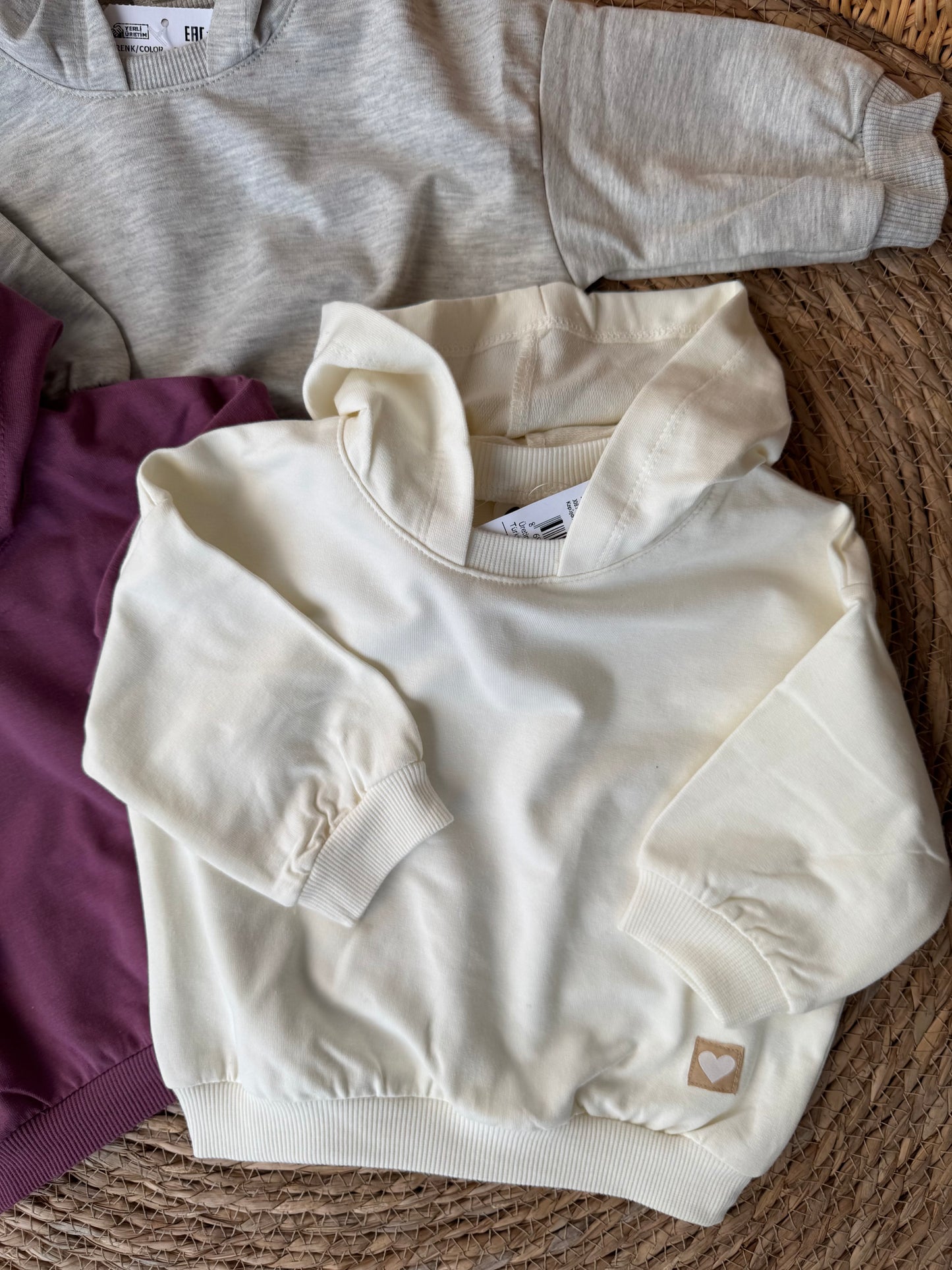 Soft Cotton Hoodie 🤍
