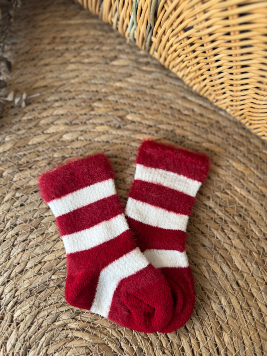 Candy cane socks