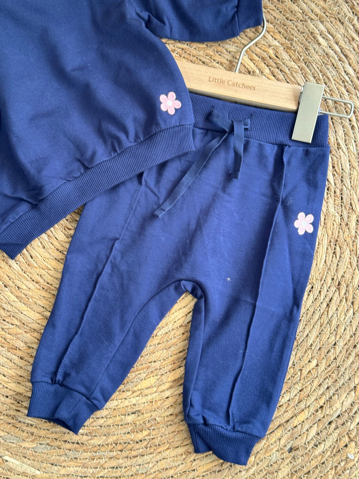 Basic Flower Set-Navy blue