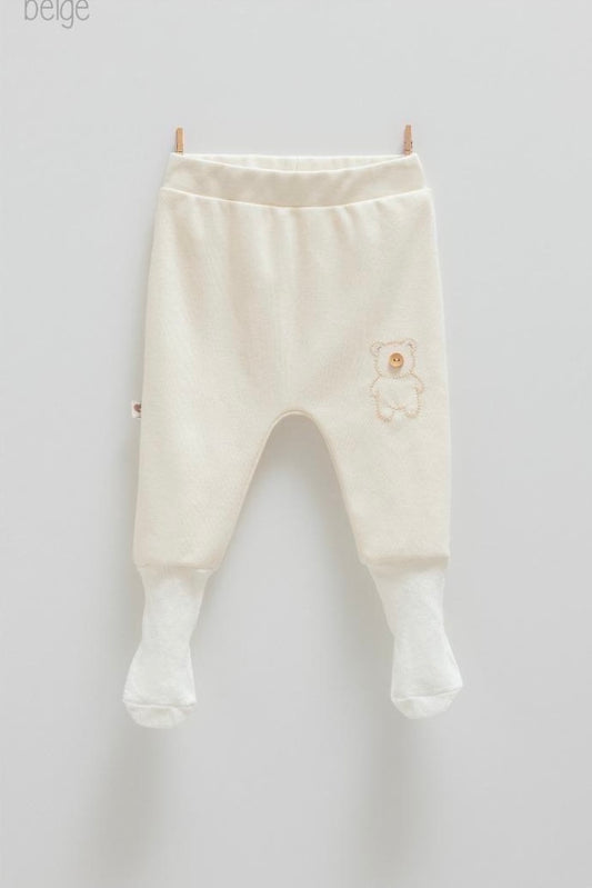 Cotton Pants-Beige