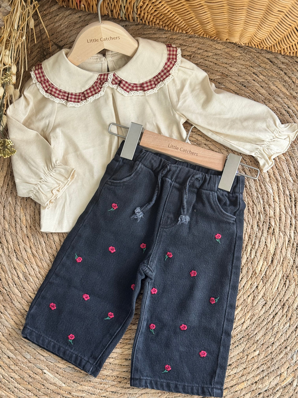 Vintage Rose Collar Set