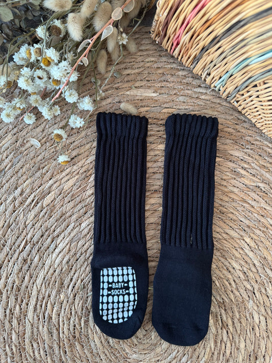 Non-Slip Ribbed Baby Knee Socks