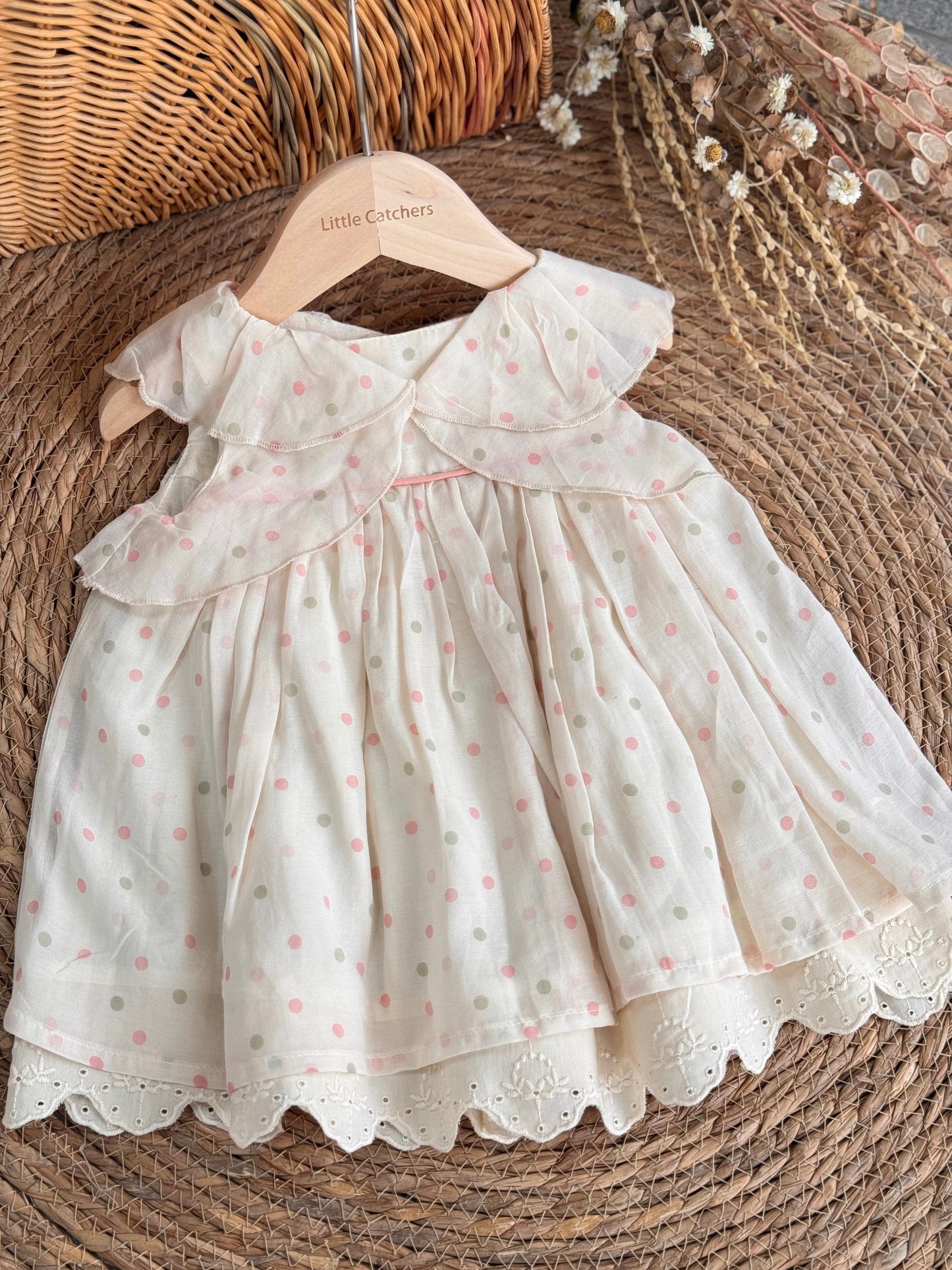 Polka Dot Ruffle Dress