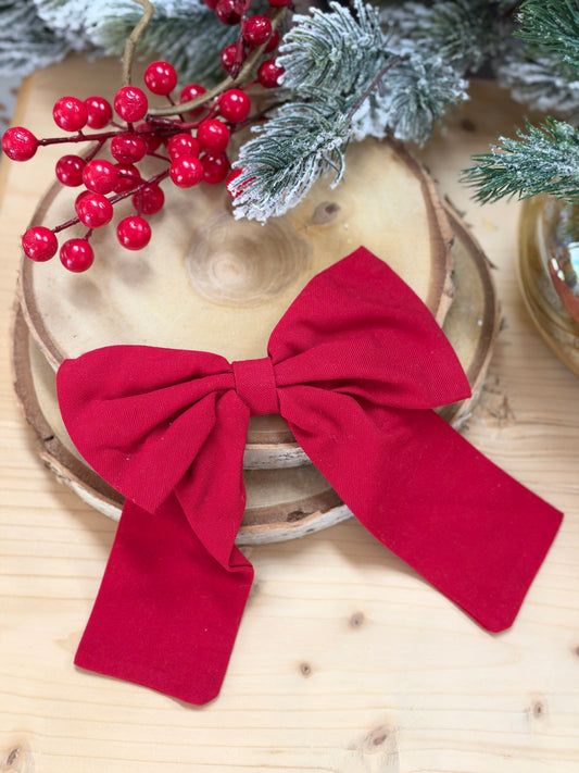 Christmas Bow Clip