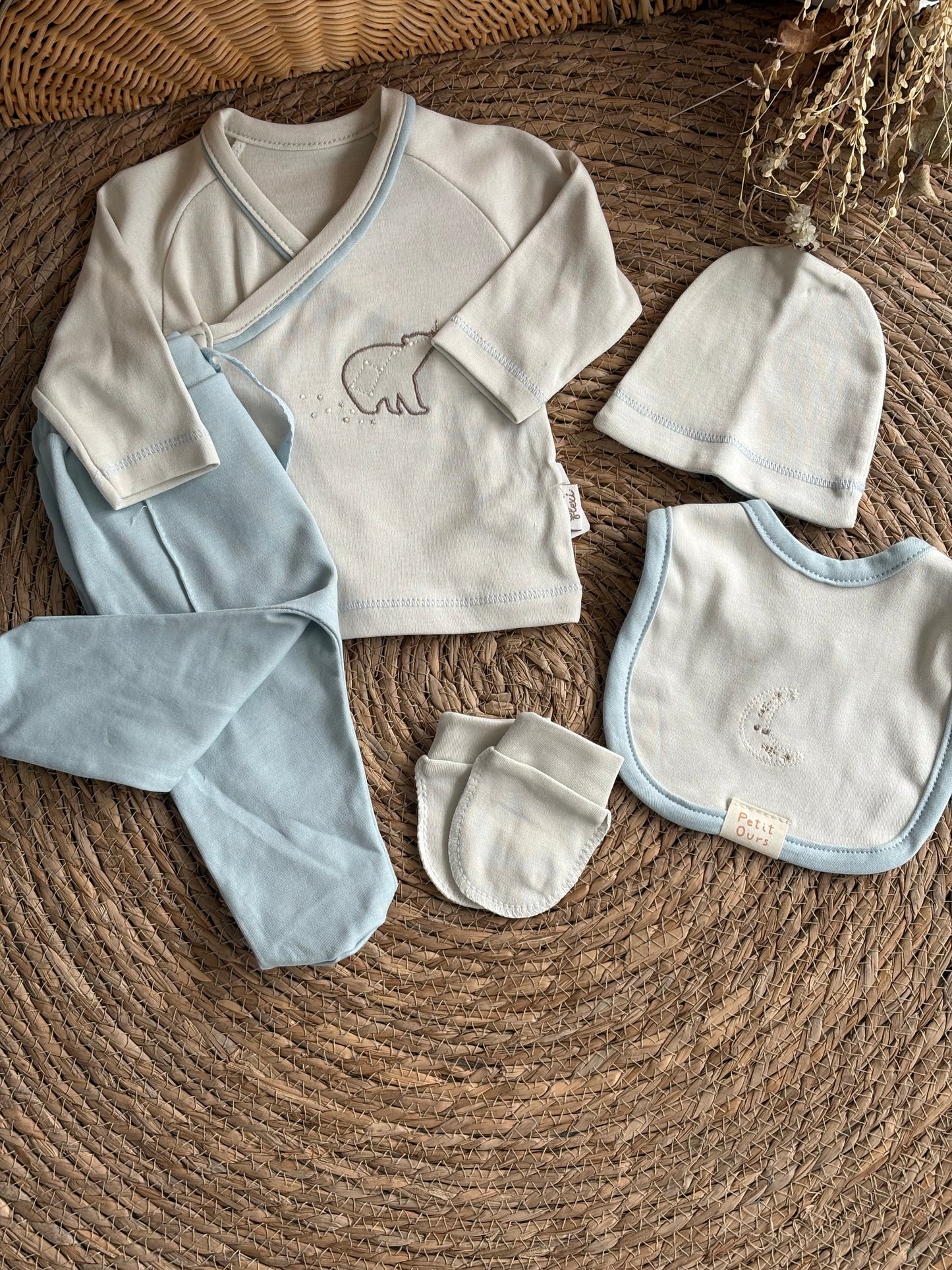 Little Bear Hospital Set of 5pcs-Light Blue