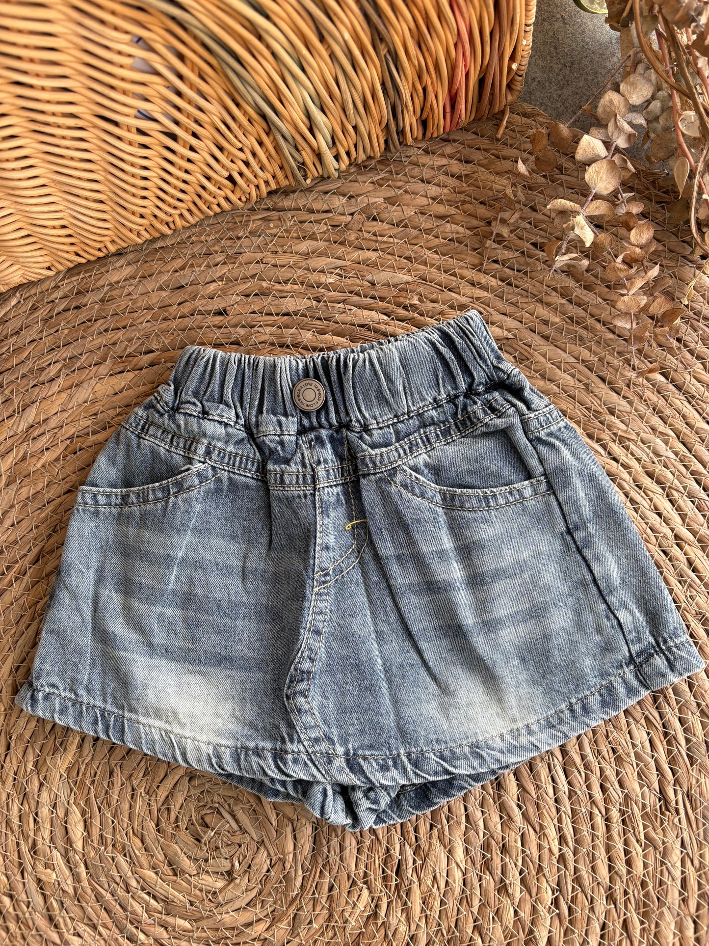 Denim Skort