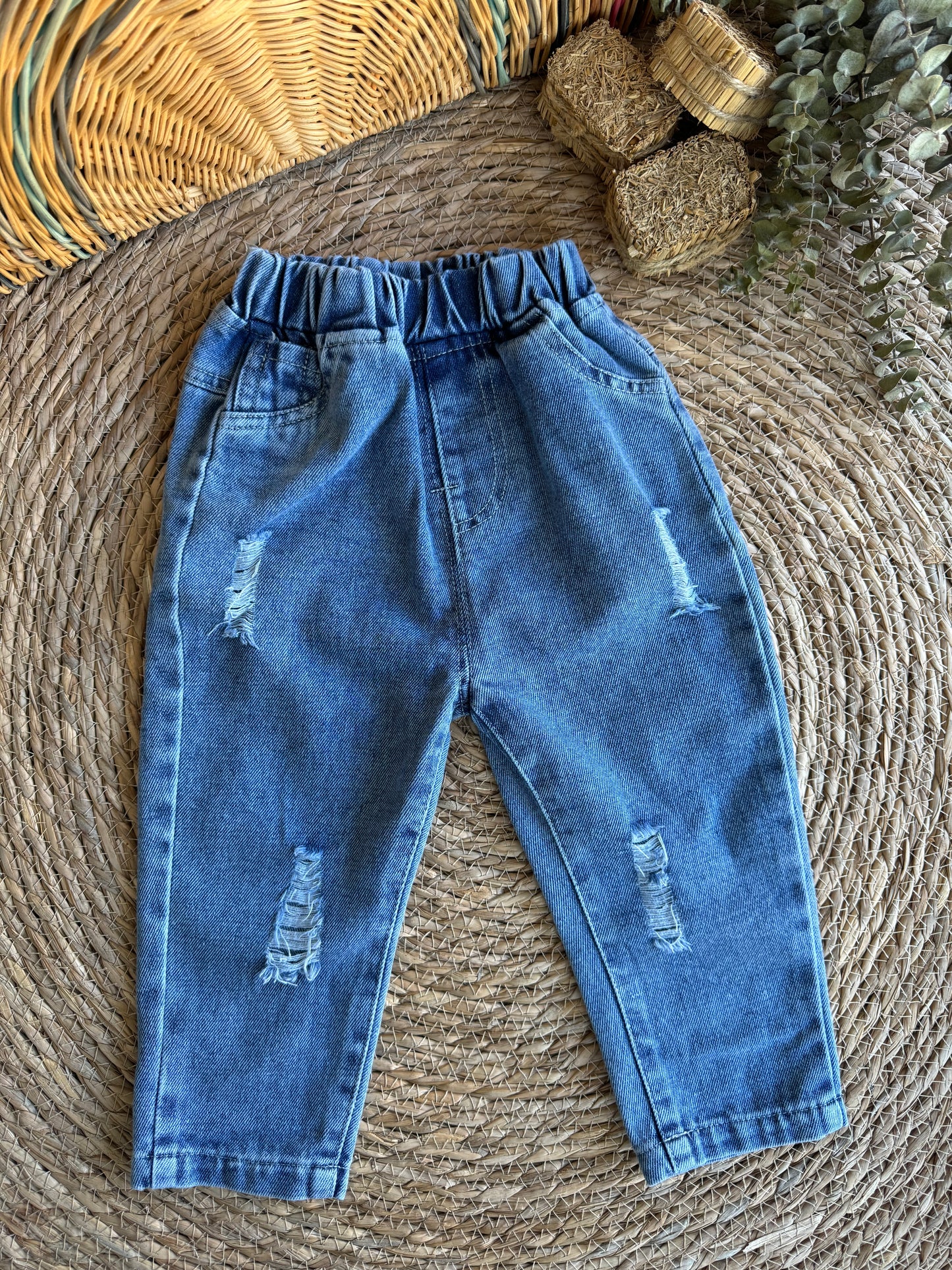 Broken Denim Pant