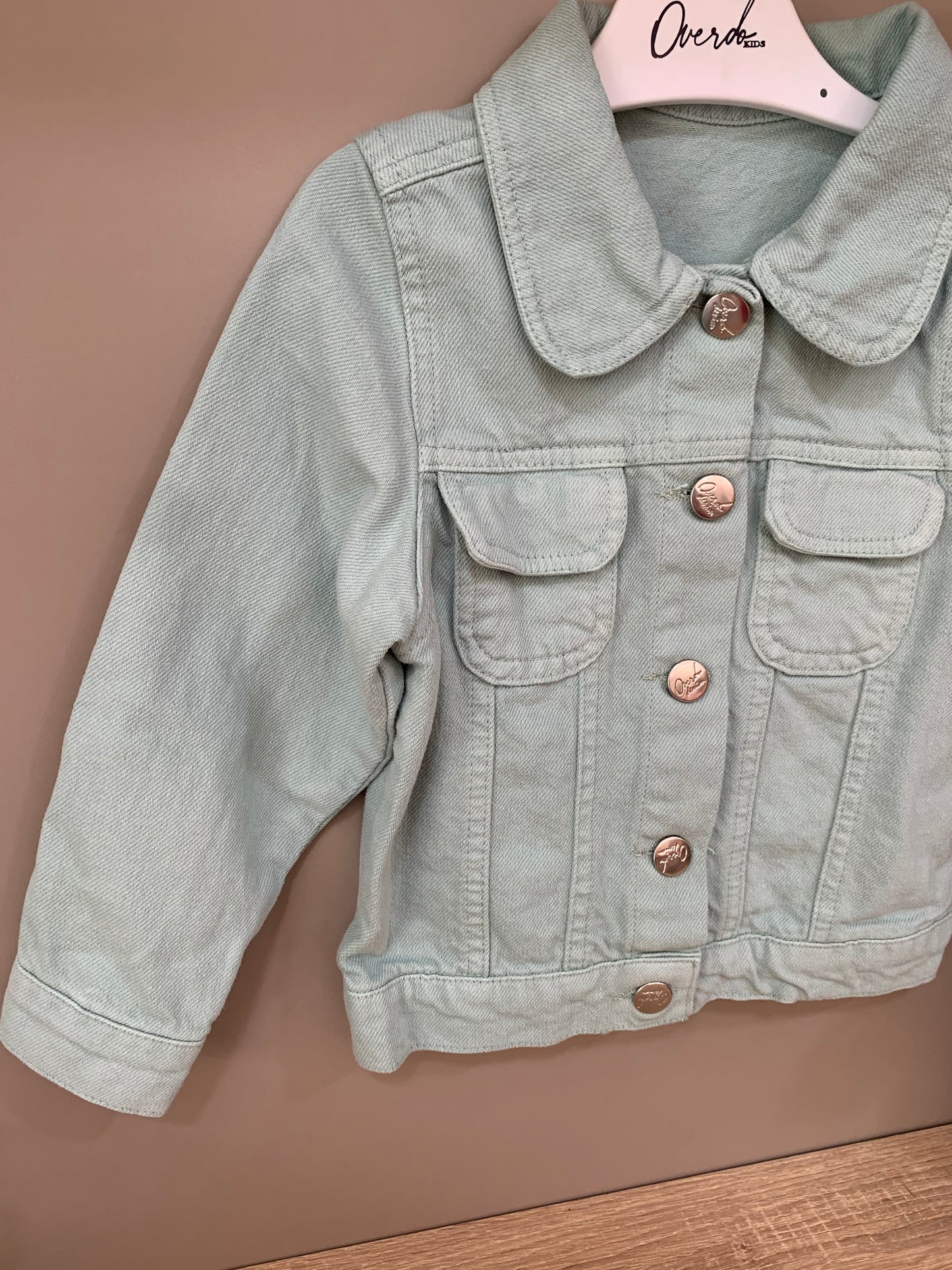 Bunny Denim Jacket - Mint