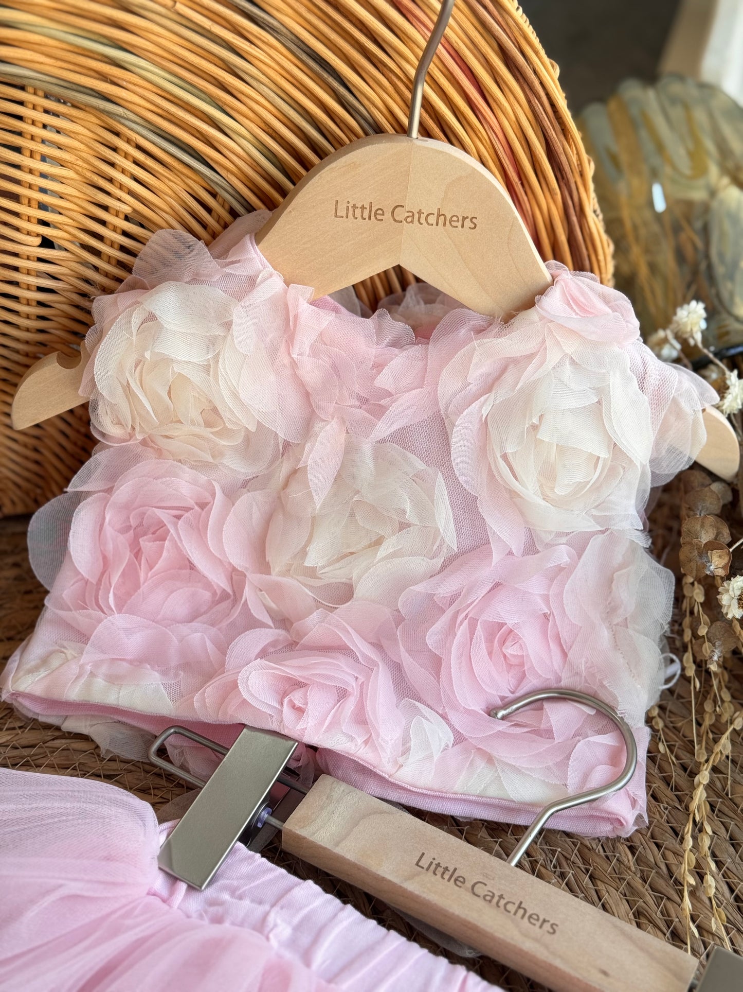Little Blossom Tulle Set- Pink