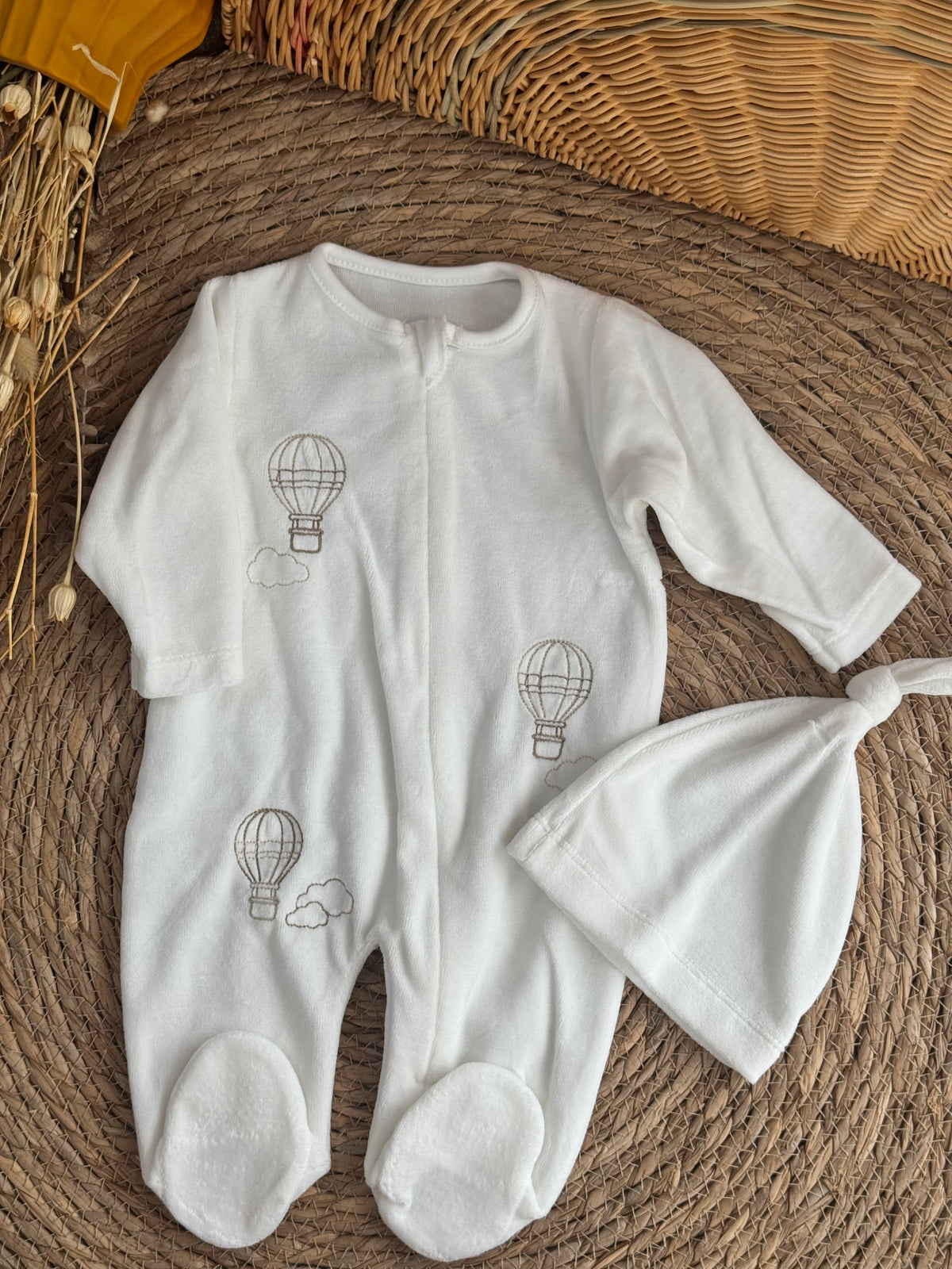 Air Balloons Velvet Overall