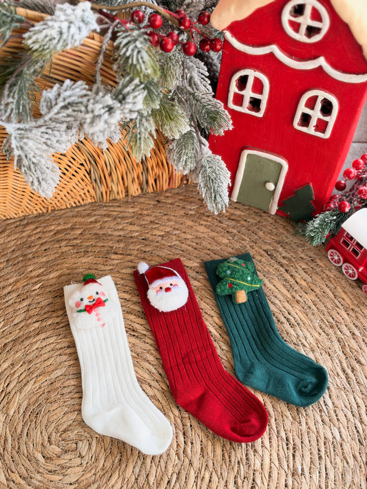 Christmas Character Knee-High Socks