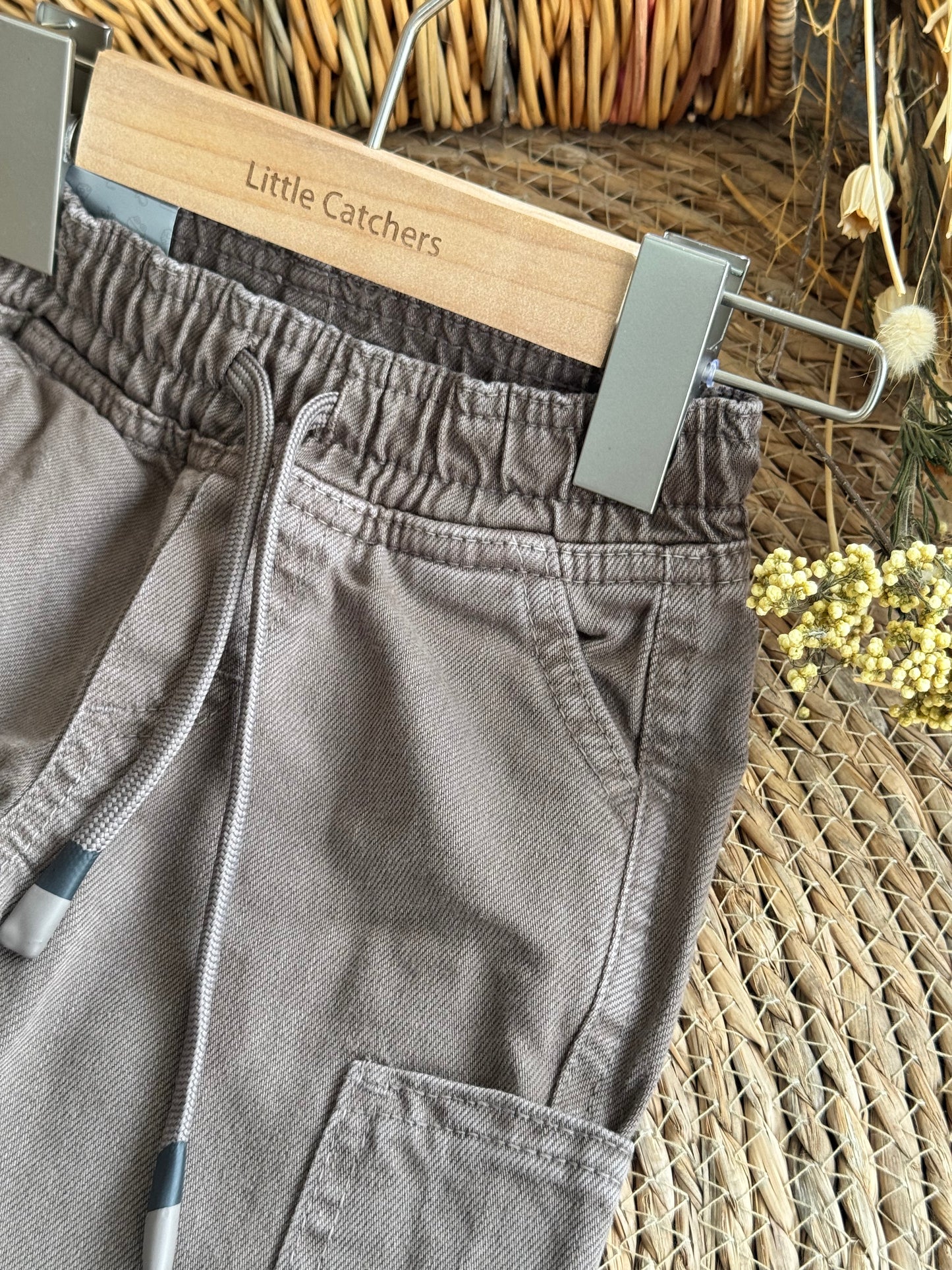 Cargo Pants-Brown