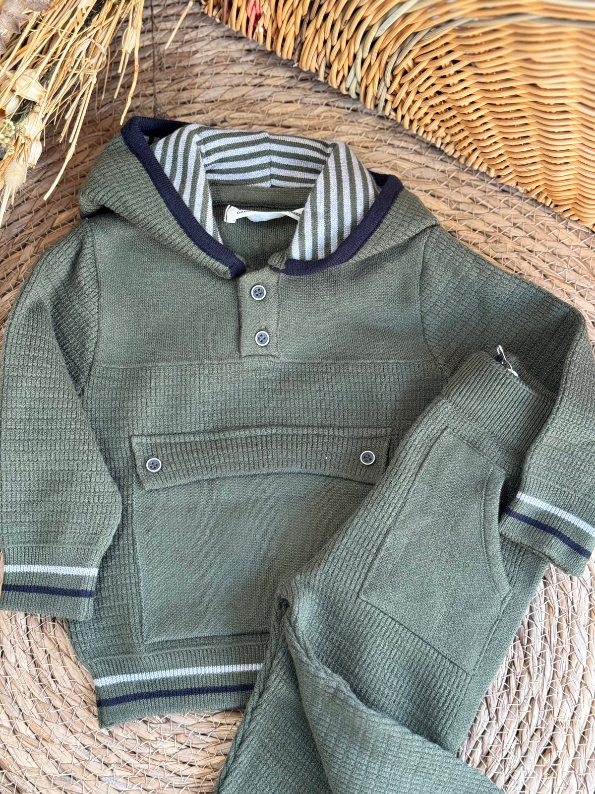 Knit Set-Sage green