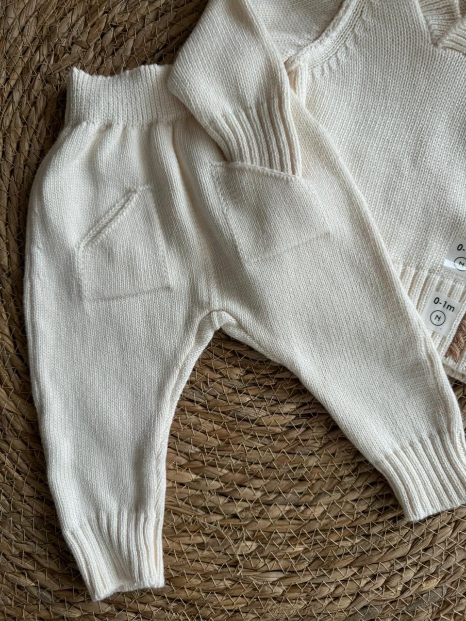 Paris Knitted Set - Cream