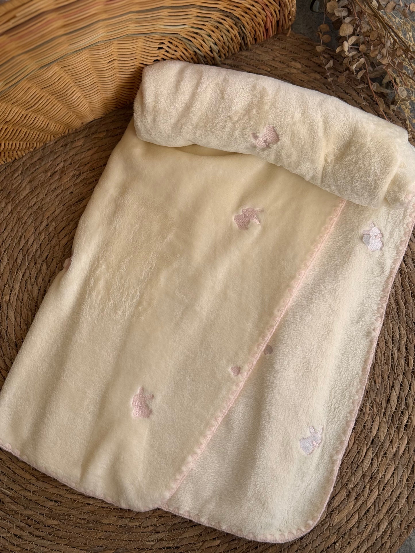 Bunny Dreams Velvet Blanket