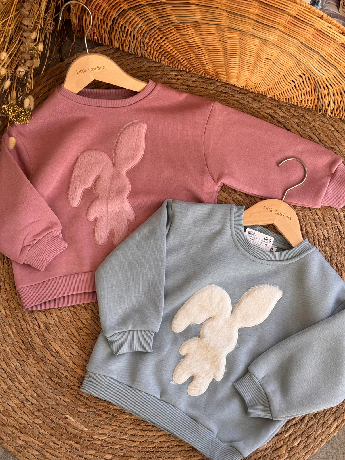 Rabbit Sweater Fleece Inside