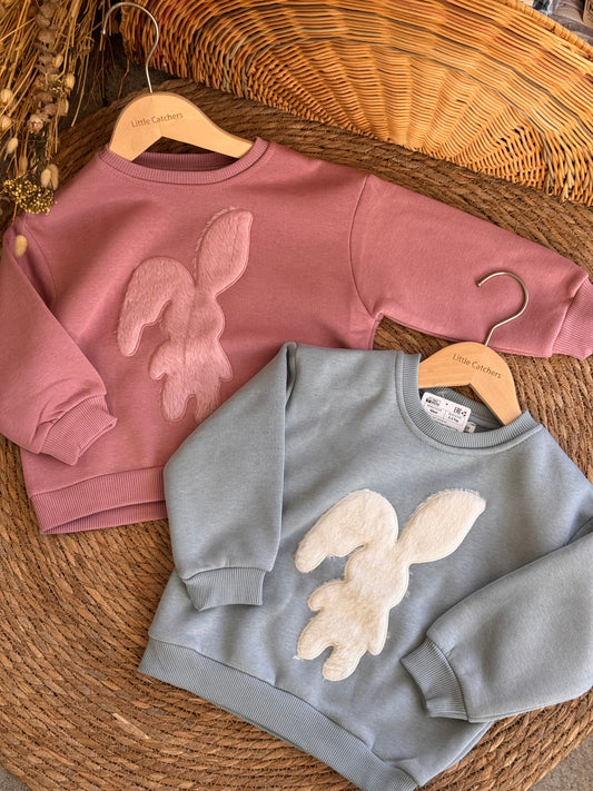 Rabbit Sweater Fleece Inside