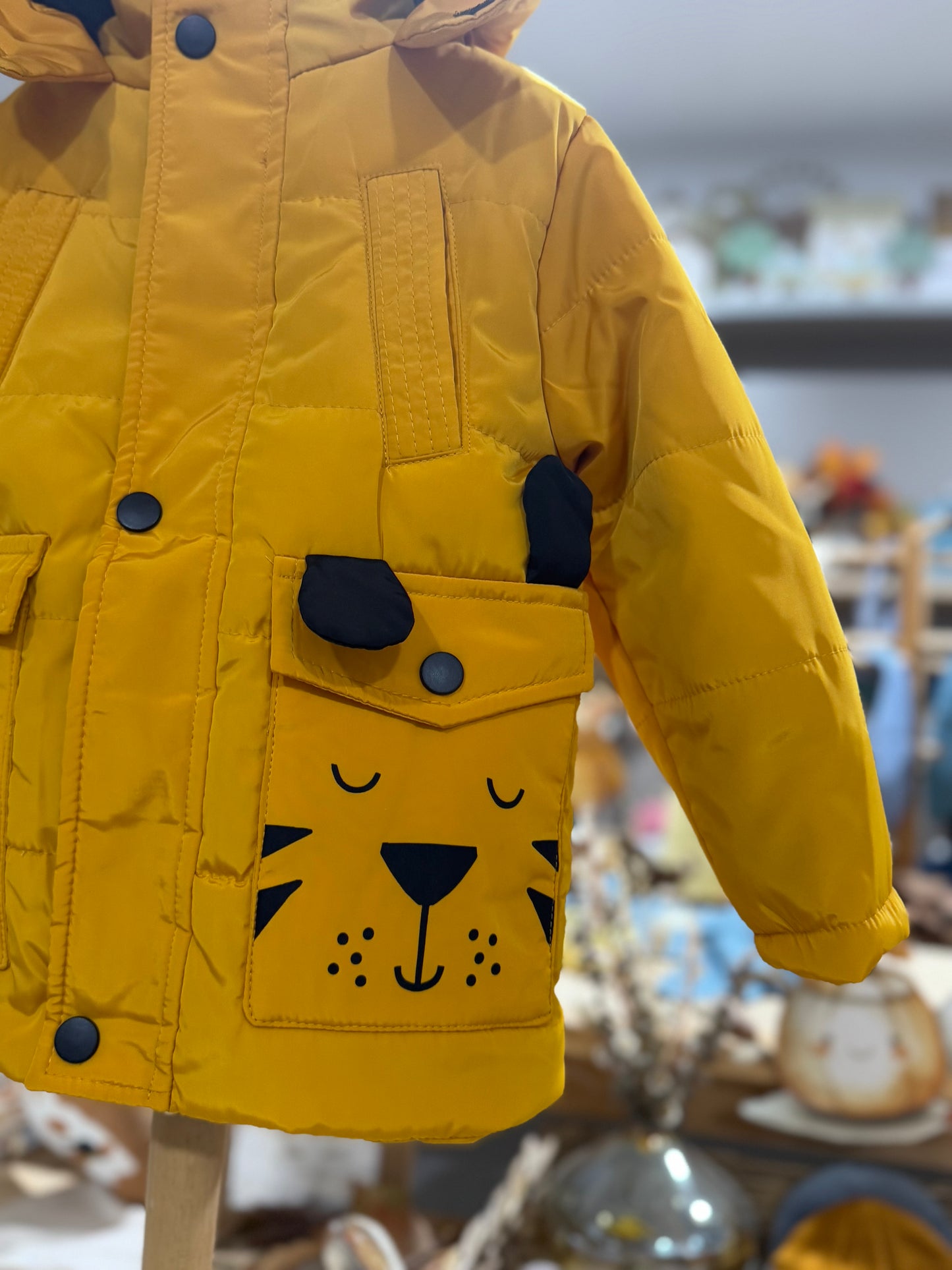 Tiger Pocket Puffer Jacket 🧡