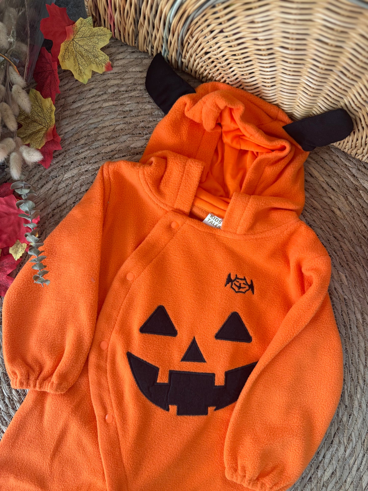 Jack-O’-Lantern Baby Bodysuit