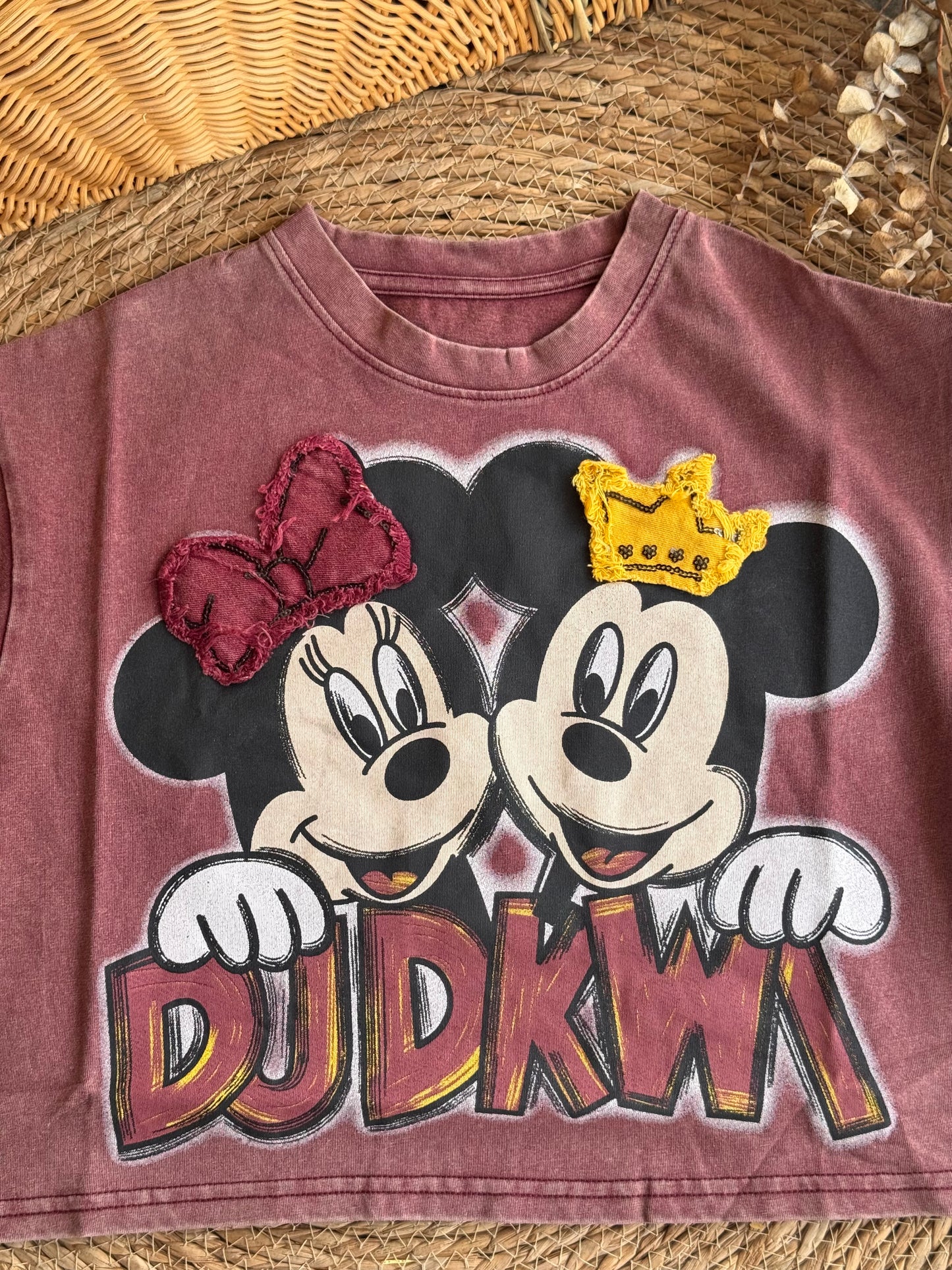 Mickey Mousse-Burgundy