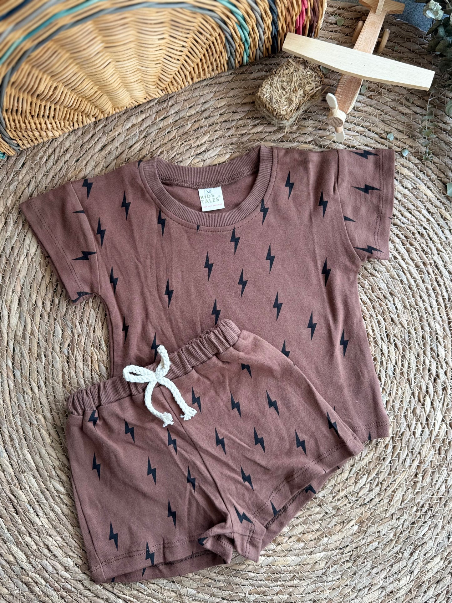 Flashy Little Moment Set - Brown