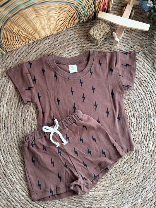 Flashy Little Moment Set - Brown
