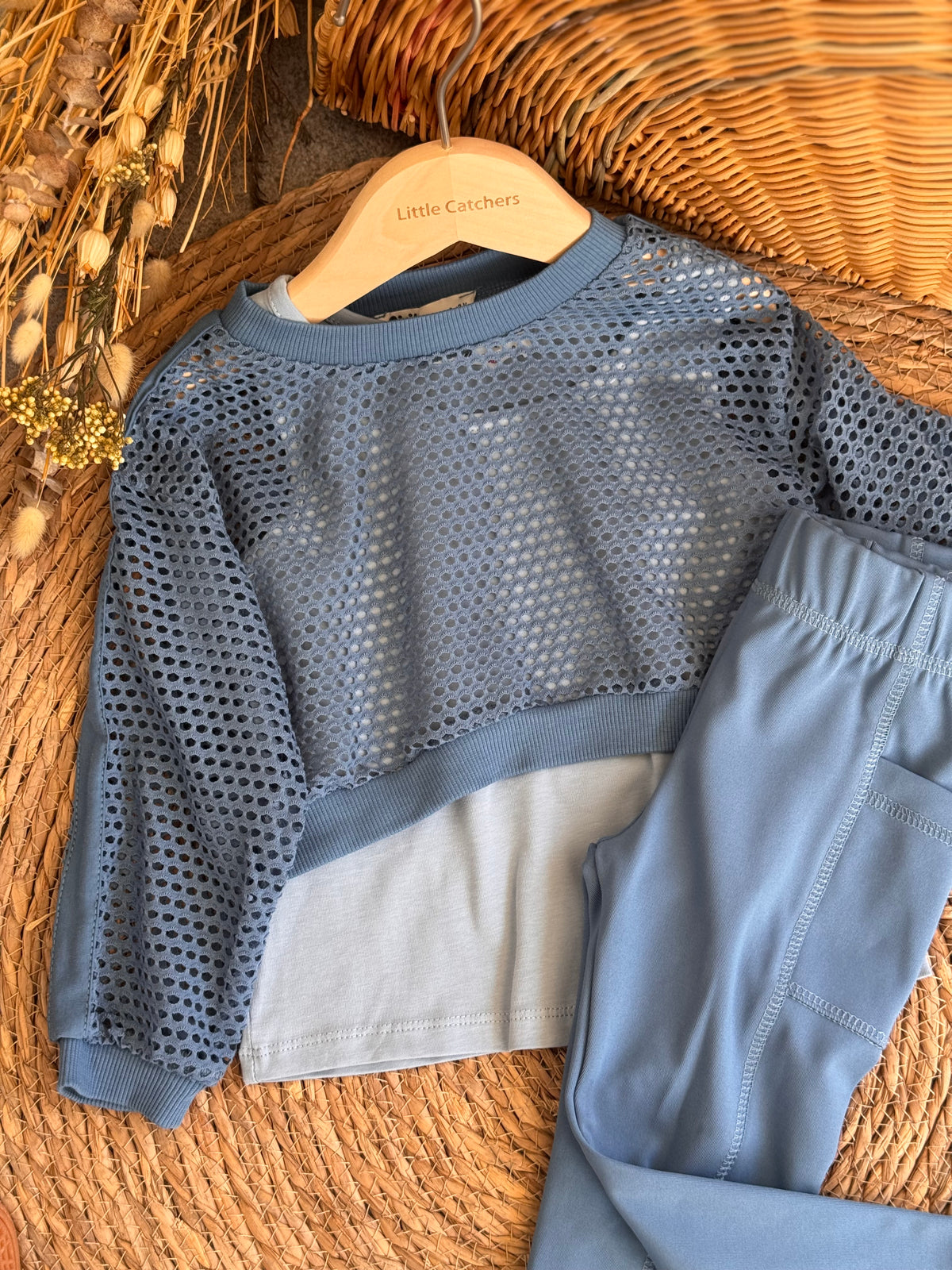 Blue Activewear Set of 3pcs
