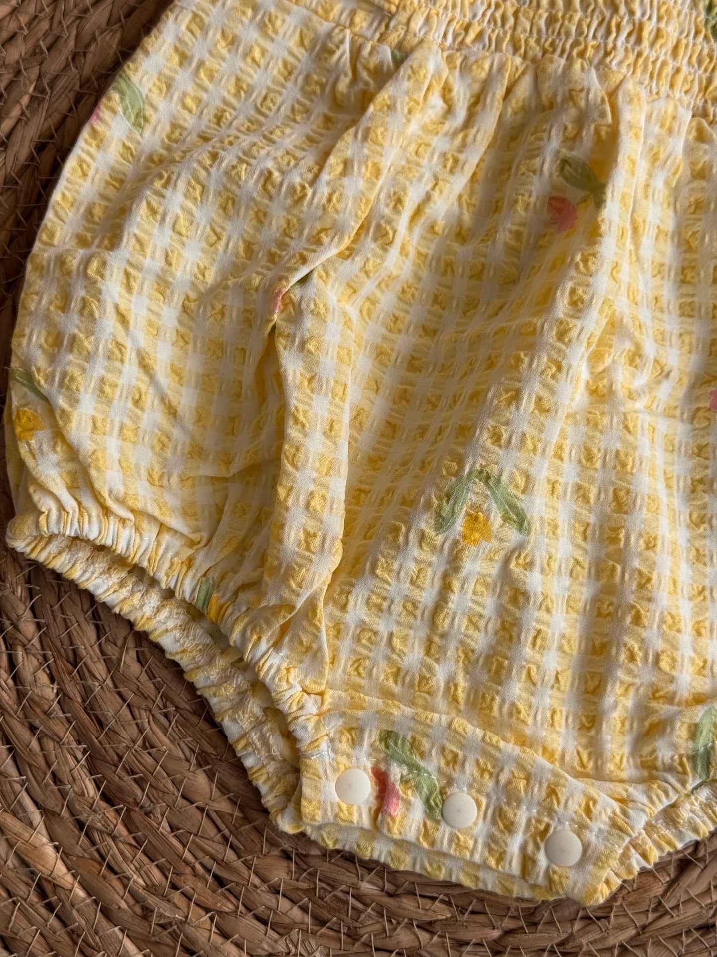 Sunny blossom Bubble Romper