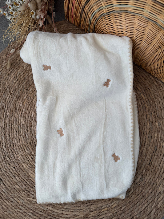 Teddy Bear Velvet Blanket