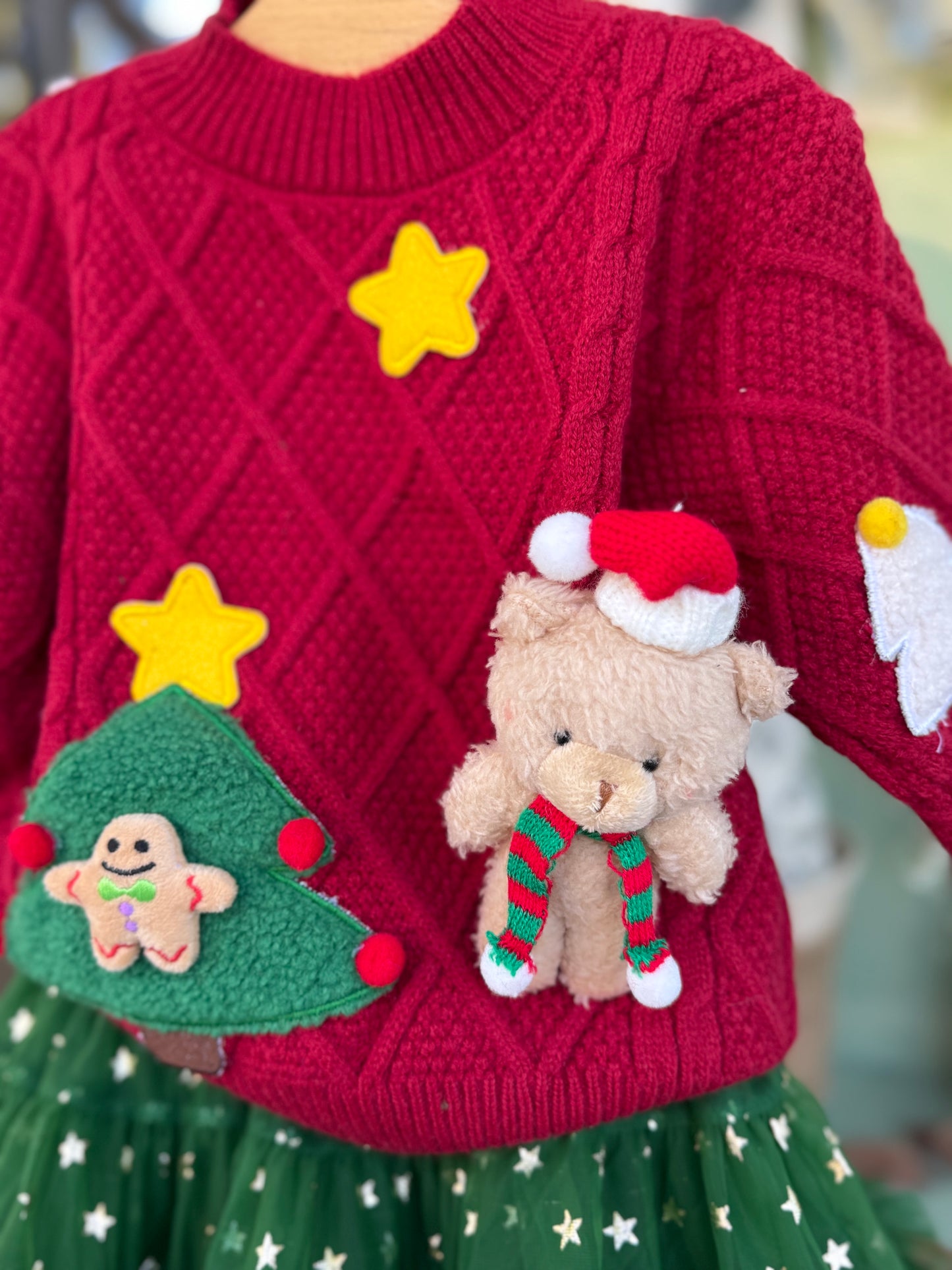 Christmas Star Tulle Skirt Set