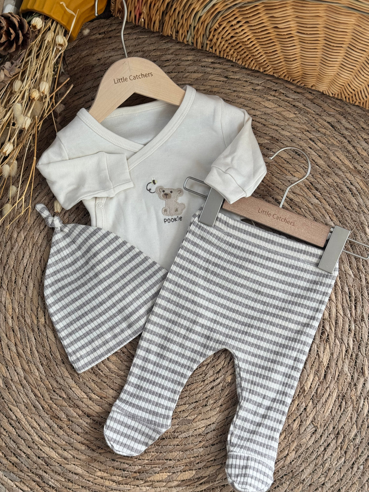 Little Pookie Hospital Set of 3pcs-brown