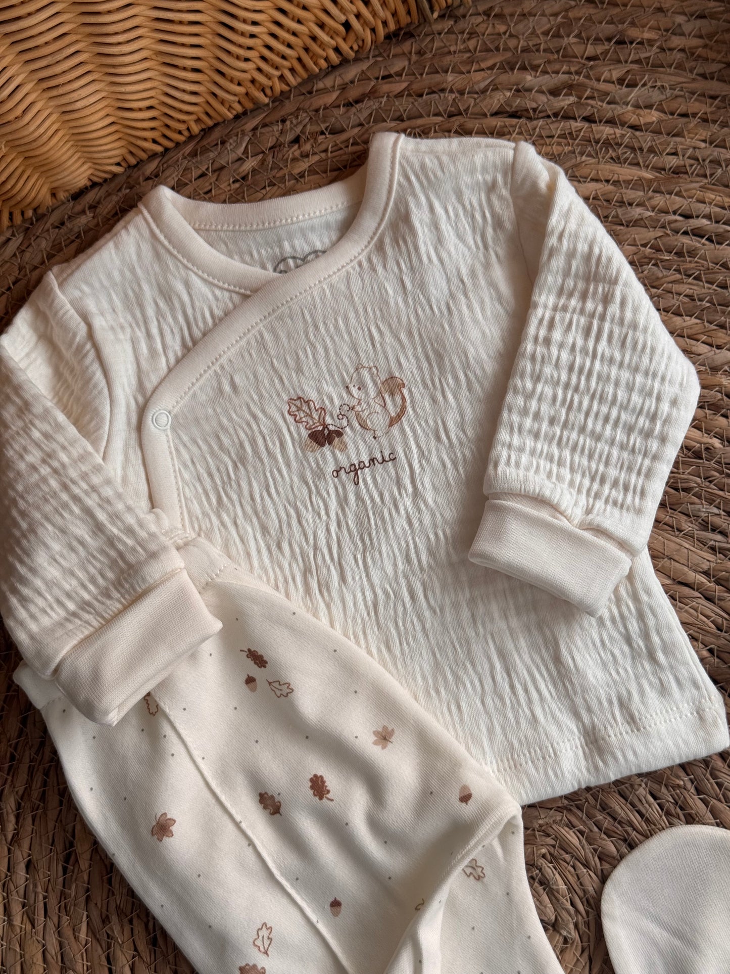 Little Woodland Organic Set 🍂🤍
