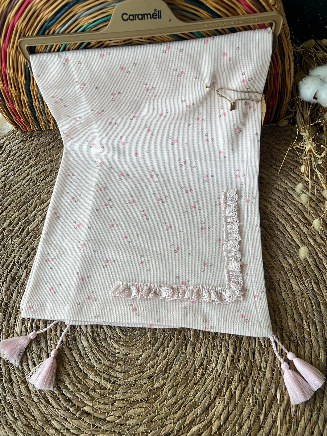 Little Heart Blanket - Pink