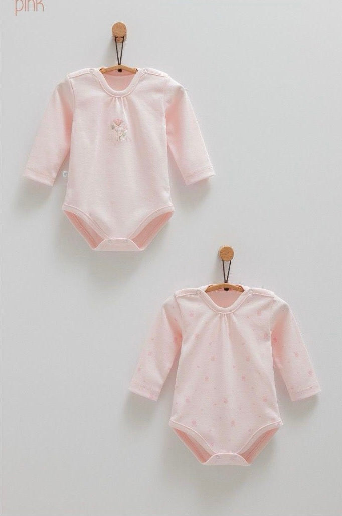 Flowers Body Set Of 2 Pcs -Pink