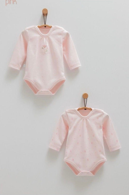 Flowers Body Set Of 2 Pcs -Pink
