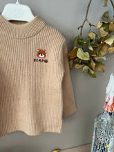 Load image into Gallery viewer, Bear Sweater-beige
