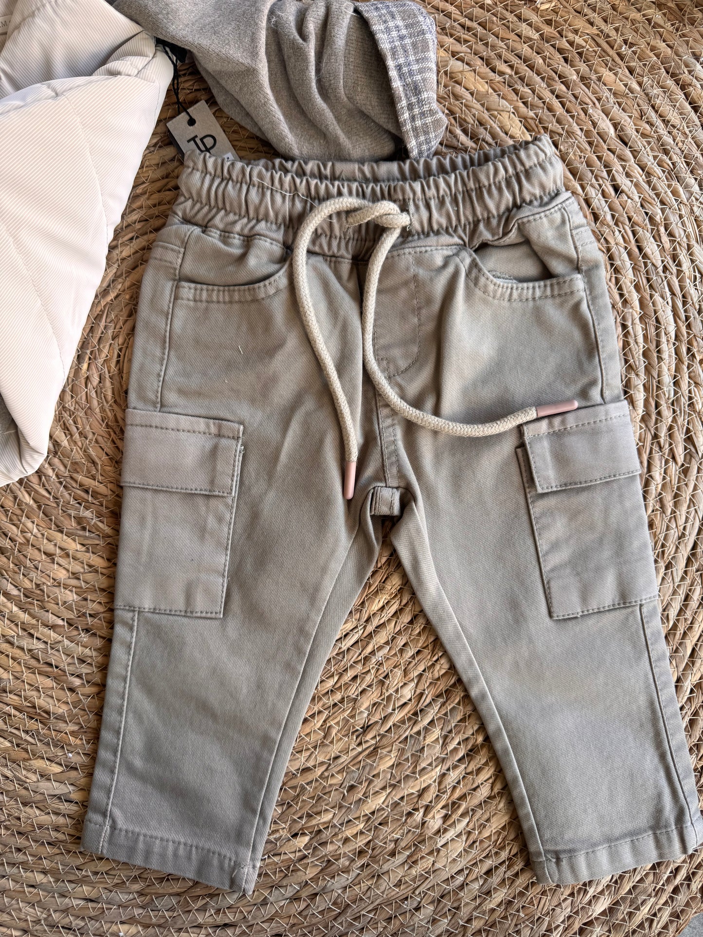 Little Neutral Winter Layered Set – Beige & Taupe