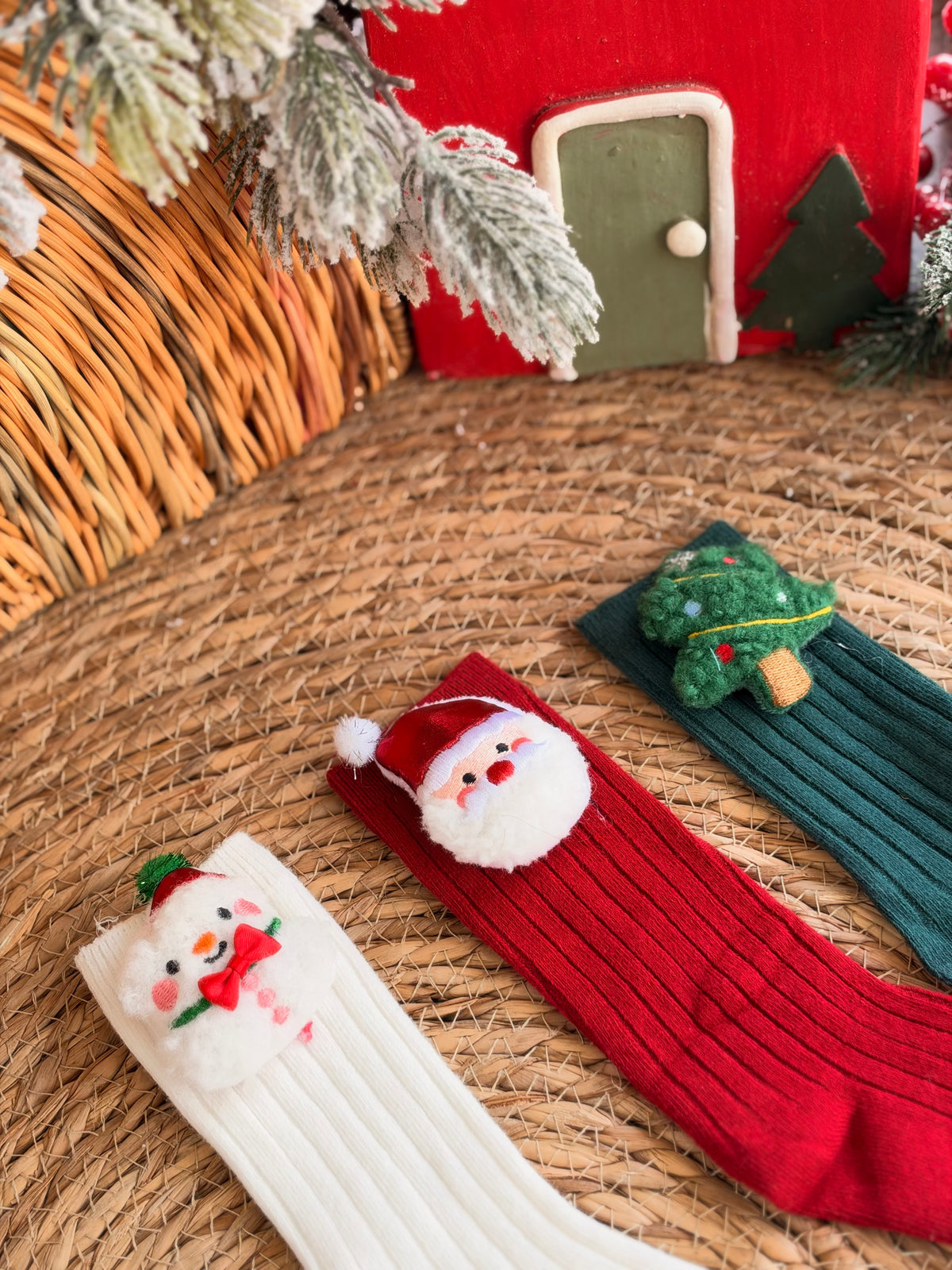 Christmas Character Knee-High Socks