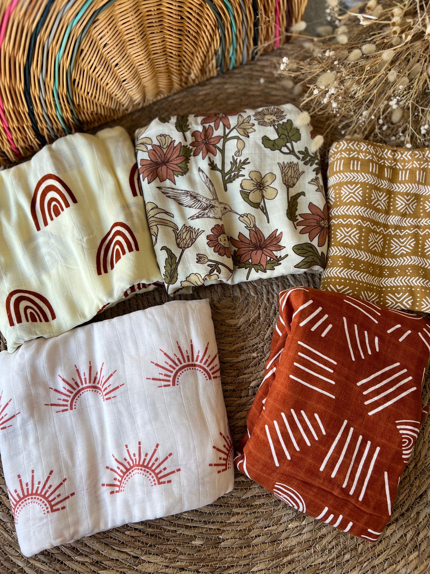 Soft Linen Printed Blankets