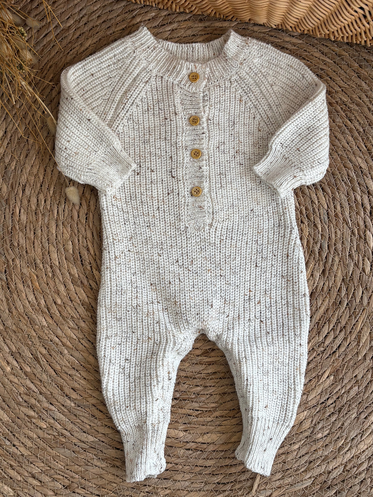 Oat Knit Overall