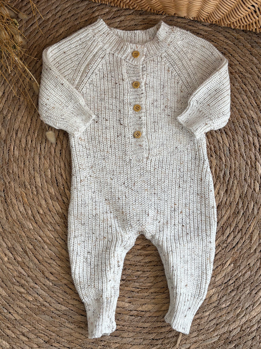 Oat Knit Overall