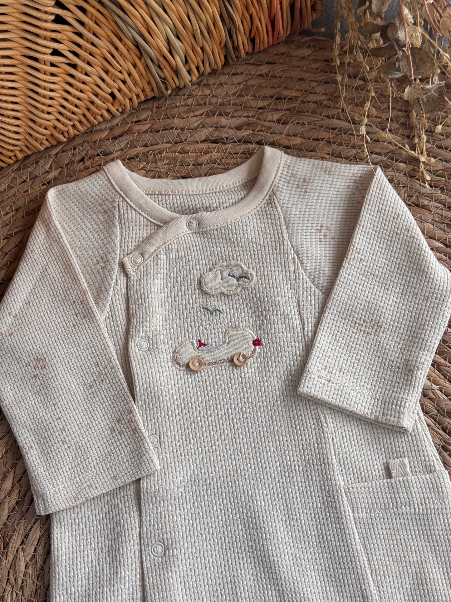 Little Aviator Overall - Beige