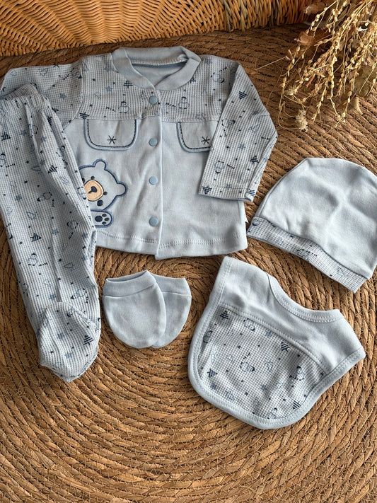 Woodland Bear Hospital Set of 5pcs-Blue