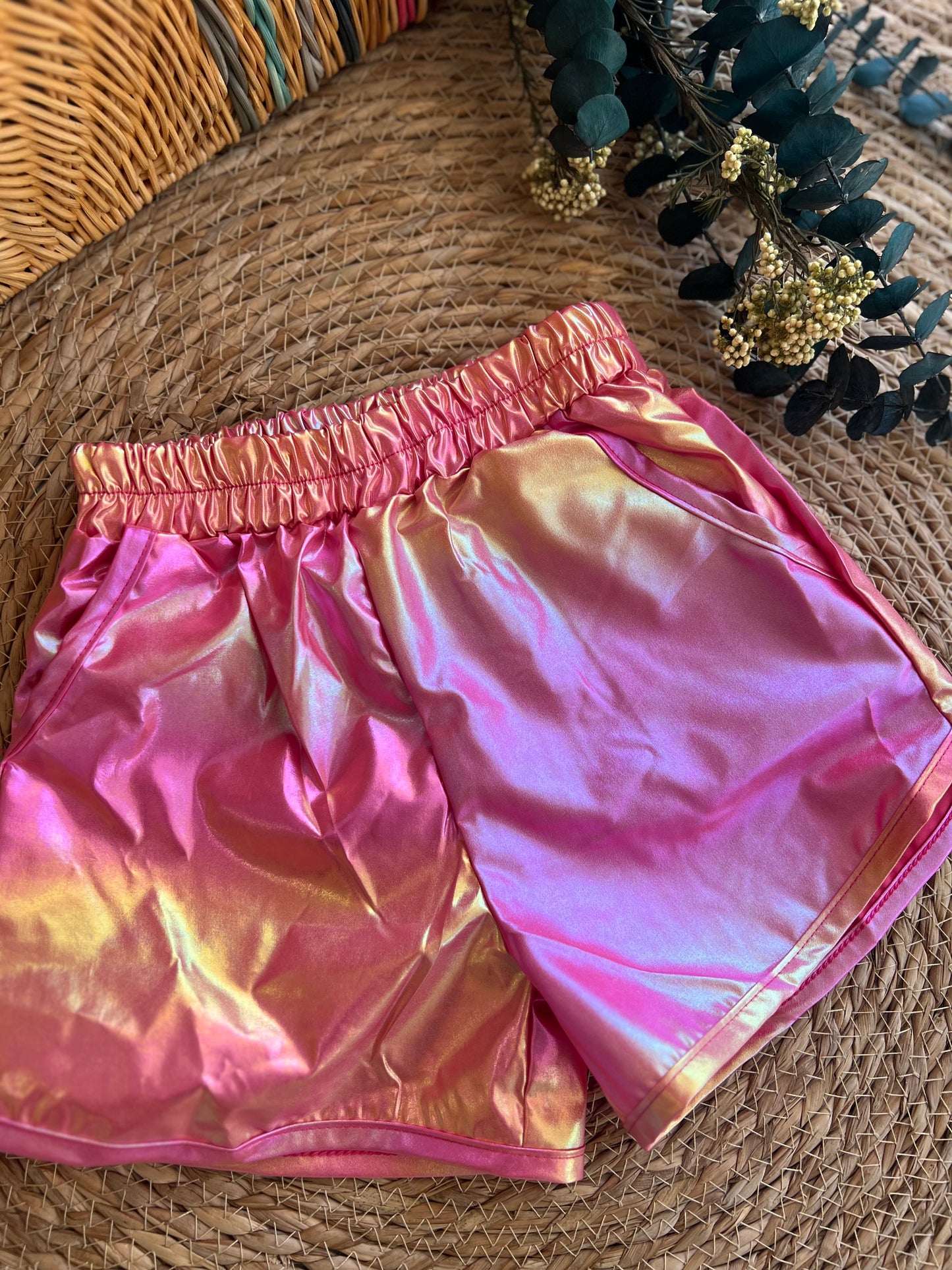 Metallic Short Pink