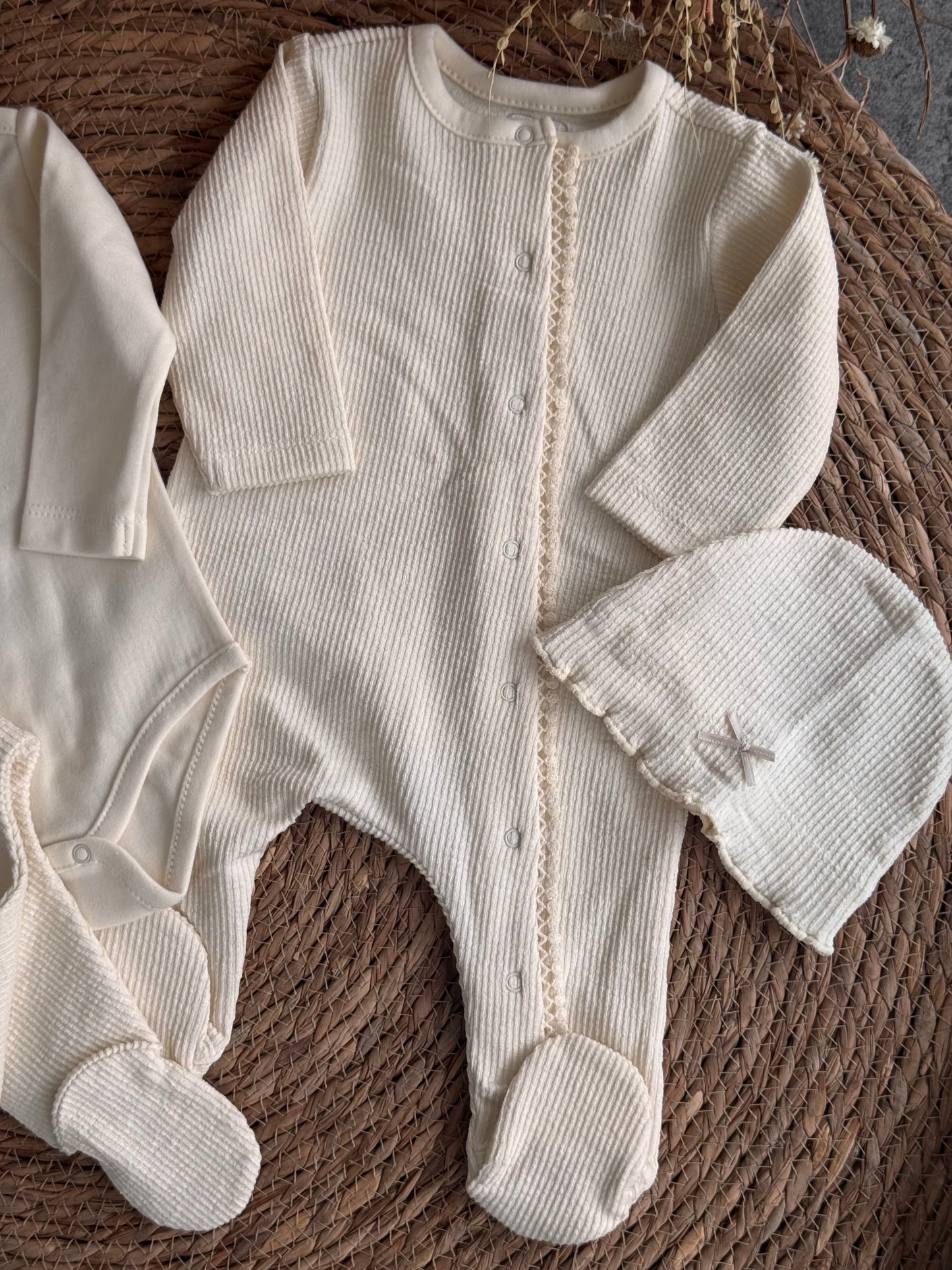 Tiny Petals Set - Cream