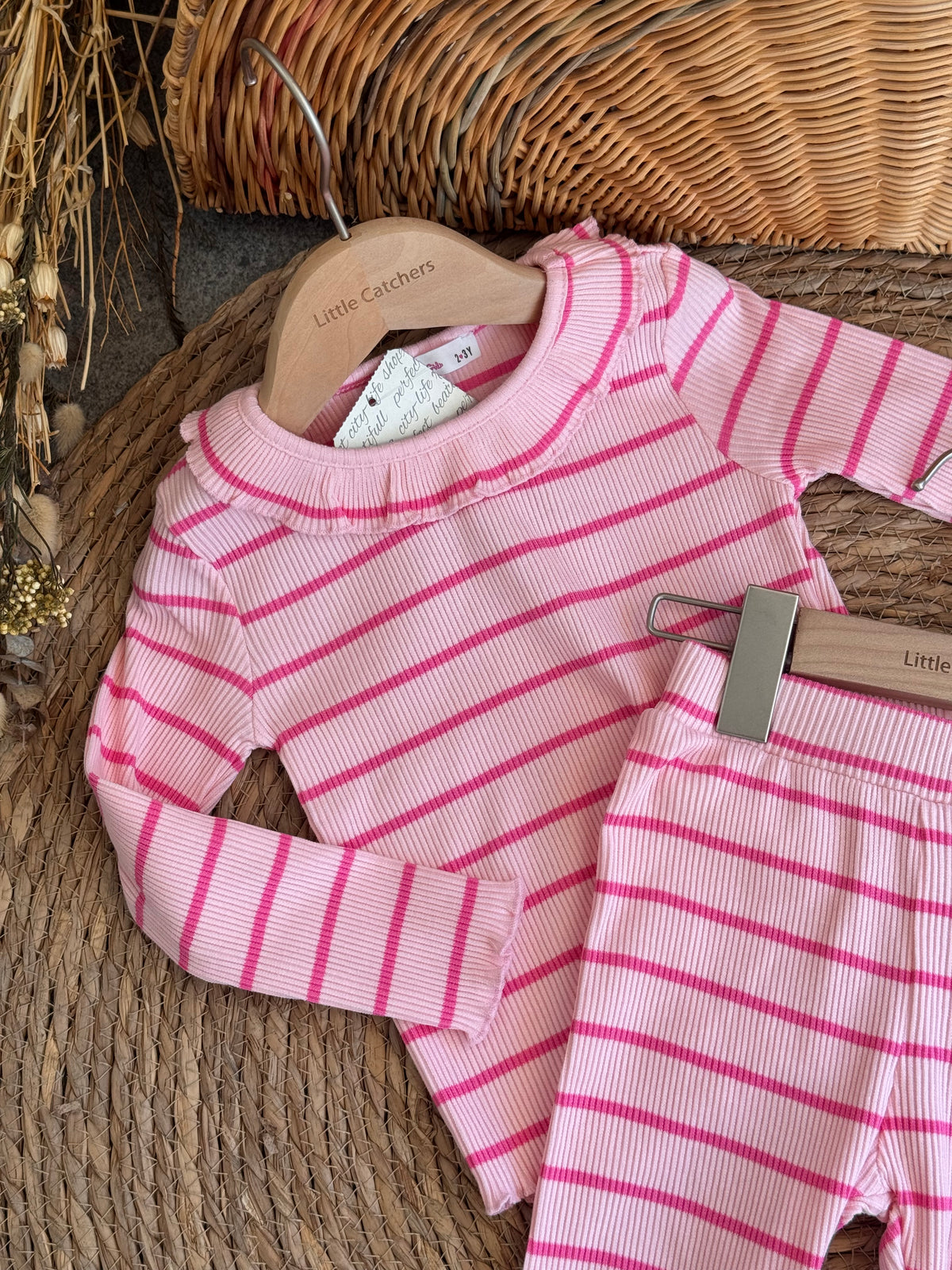 Striped Set -Pink