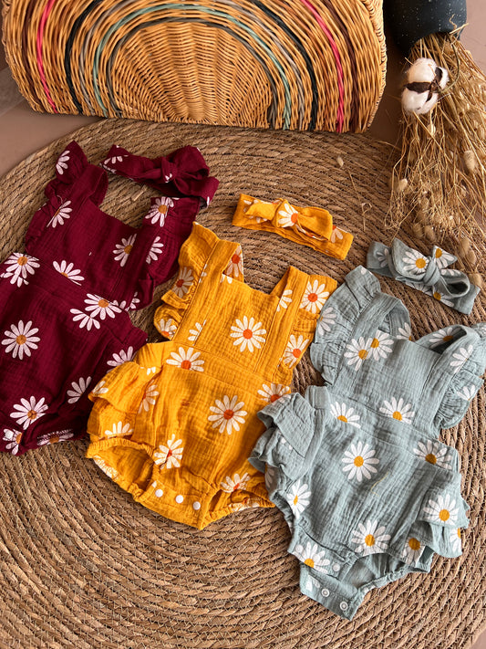 Marguerite Romper With Headband