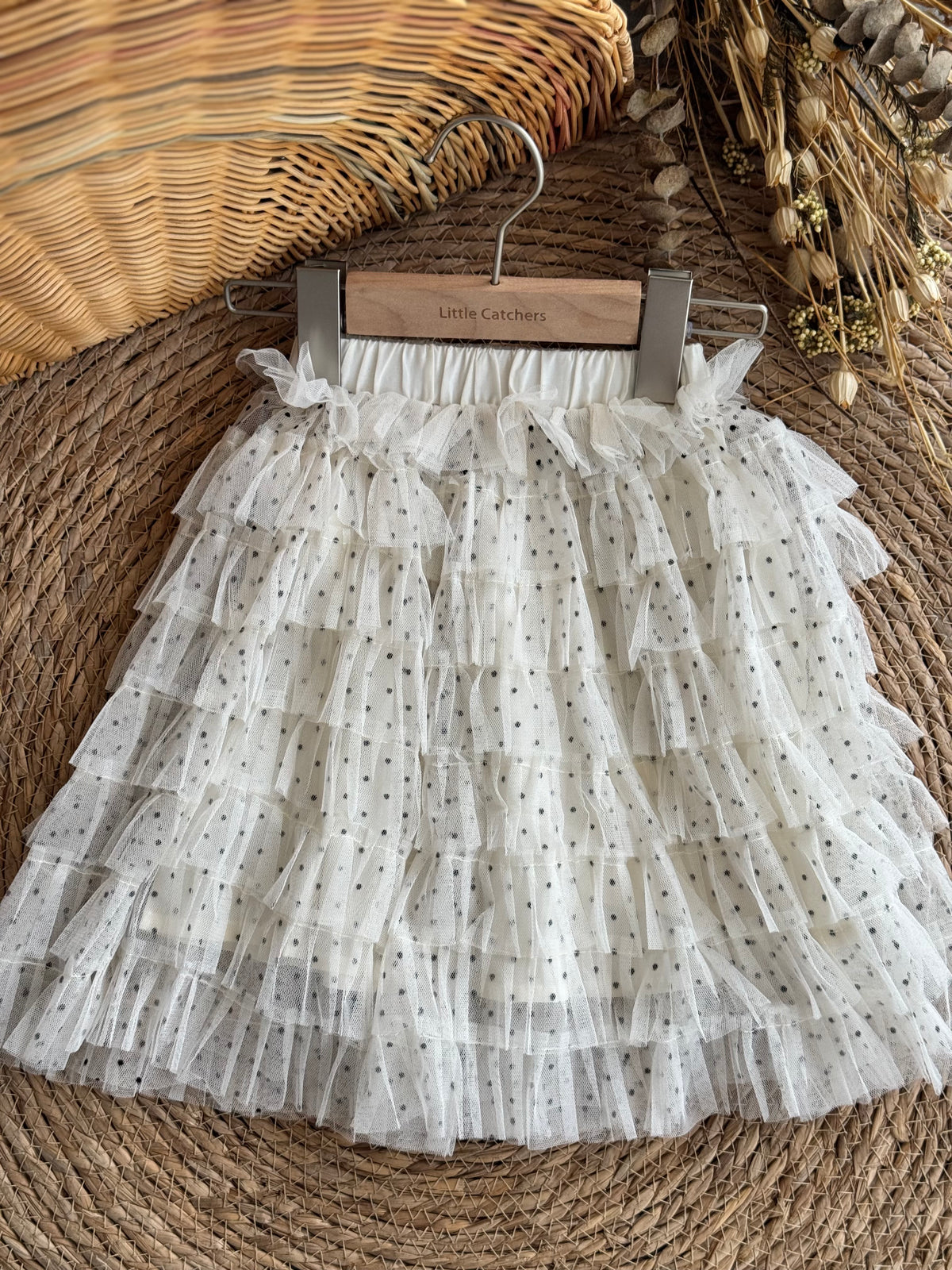 Polka Dot Tulle Skirt