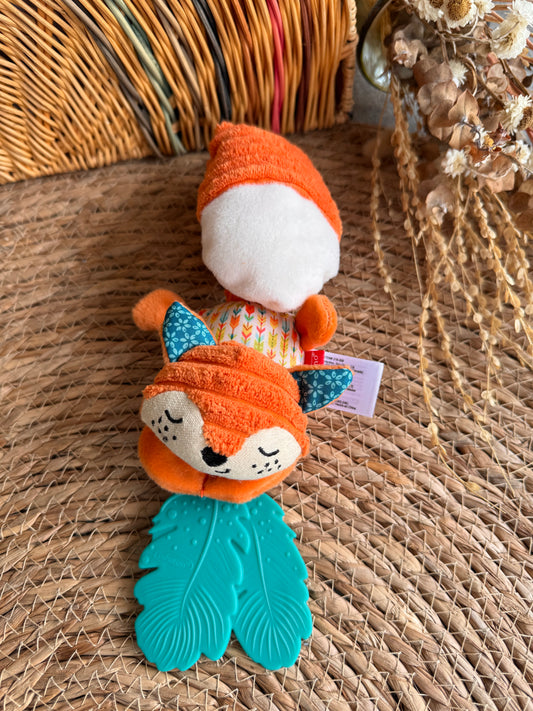 Sleepy Fox Teether & Plush Pal