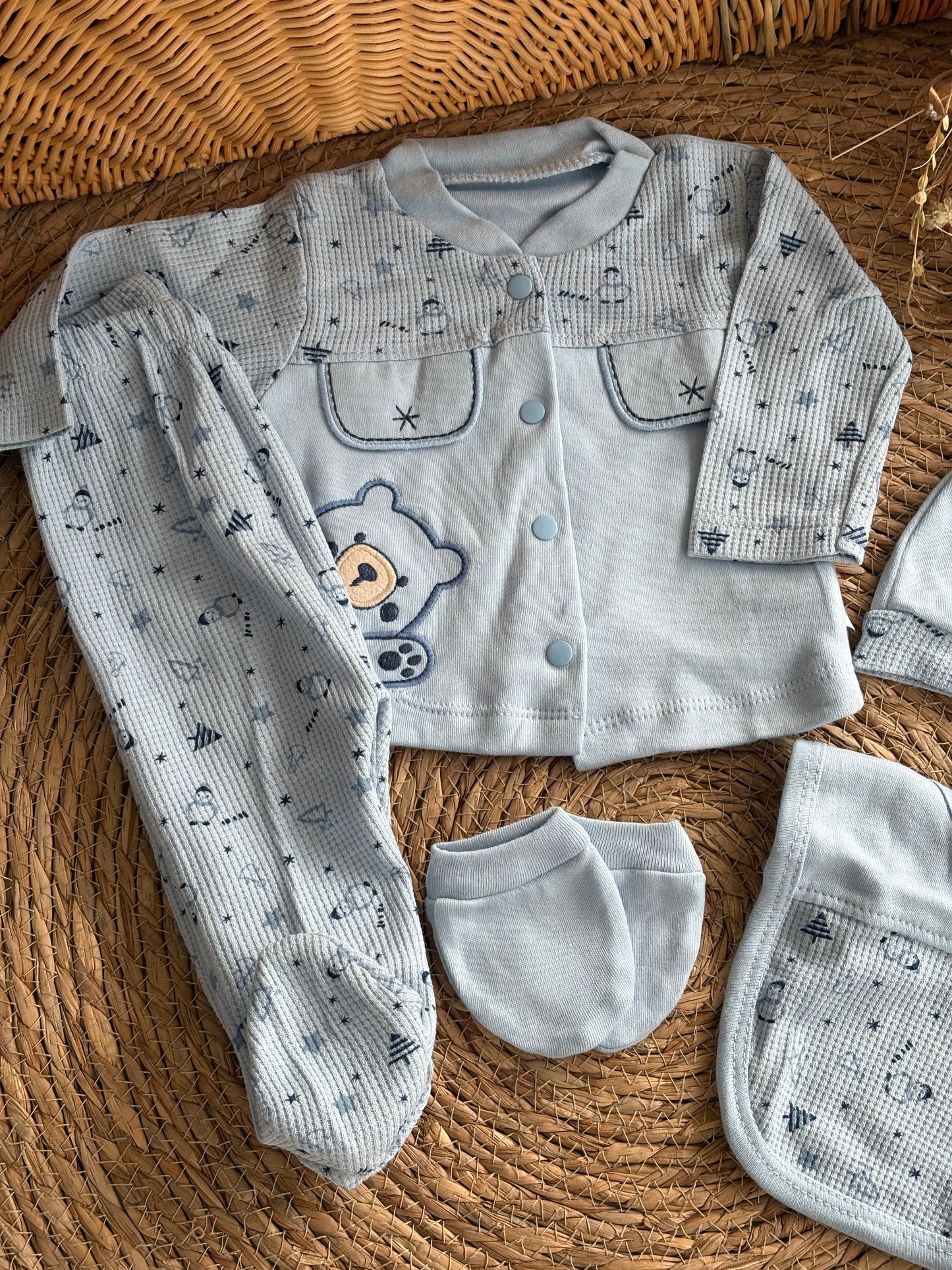 Woodland Bear Hospital Set of 5pcs-Blue